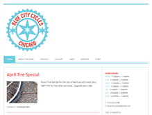 Tablet Screenshot of bluecitycycles.com